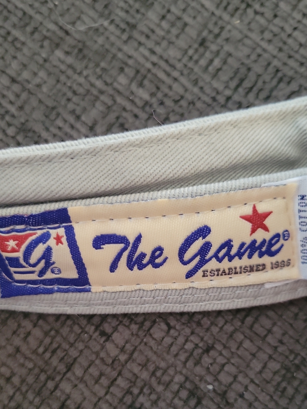 Key West Embroidered Visor - Light Gray with Coral Text - Picture 3 of 3